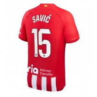 Billiga Atletico Madrid Stefan Savic #15 Hemma fotbollskläder 2023-24 Kortärmad